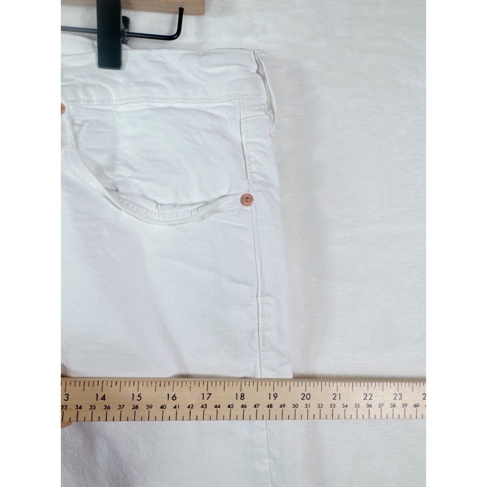 Polo Ralph Lauren Varick Slim Straight White Denim Jeans Mens 34/34 Slim Fit - Picture 6 of 16